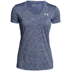 Women's Under Armour Tech™ Twist V-Neck Tee -Under Armor shop 2633463 Formation Blue