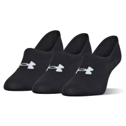 Women's Under Armour 3-pk. Ultra Low-Cut Liner Socks -Under Armor shop 2745185 Black