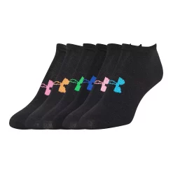 Women's Under Armour 6-pk. Training No-Show Socks -Under Armor shop 2859062 Black