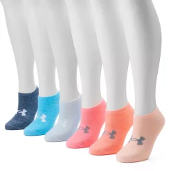 Women's Under Armour 6-pk. Training No-Show Socks -Under Armor shop 2859062 Heather