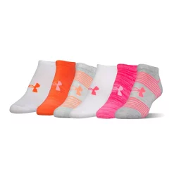 Women's Under Armour 6-pk. Training No-Show Socks -Under Armor shop 2859062 Pink Shock