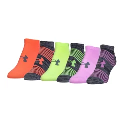 Women's Under Armour 6-pk. Training No-Show Socks -Under Armor shop 2859062 Violet