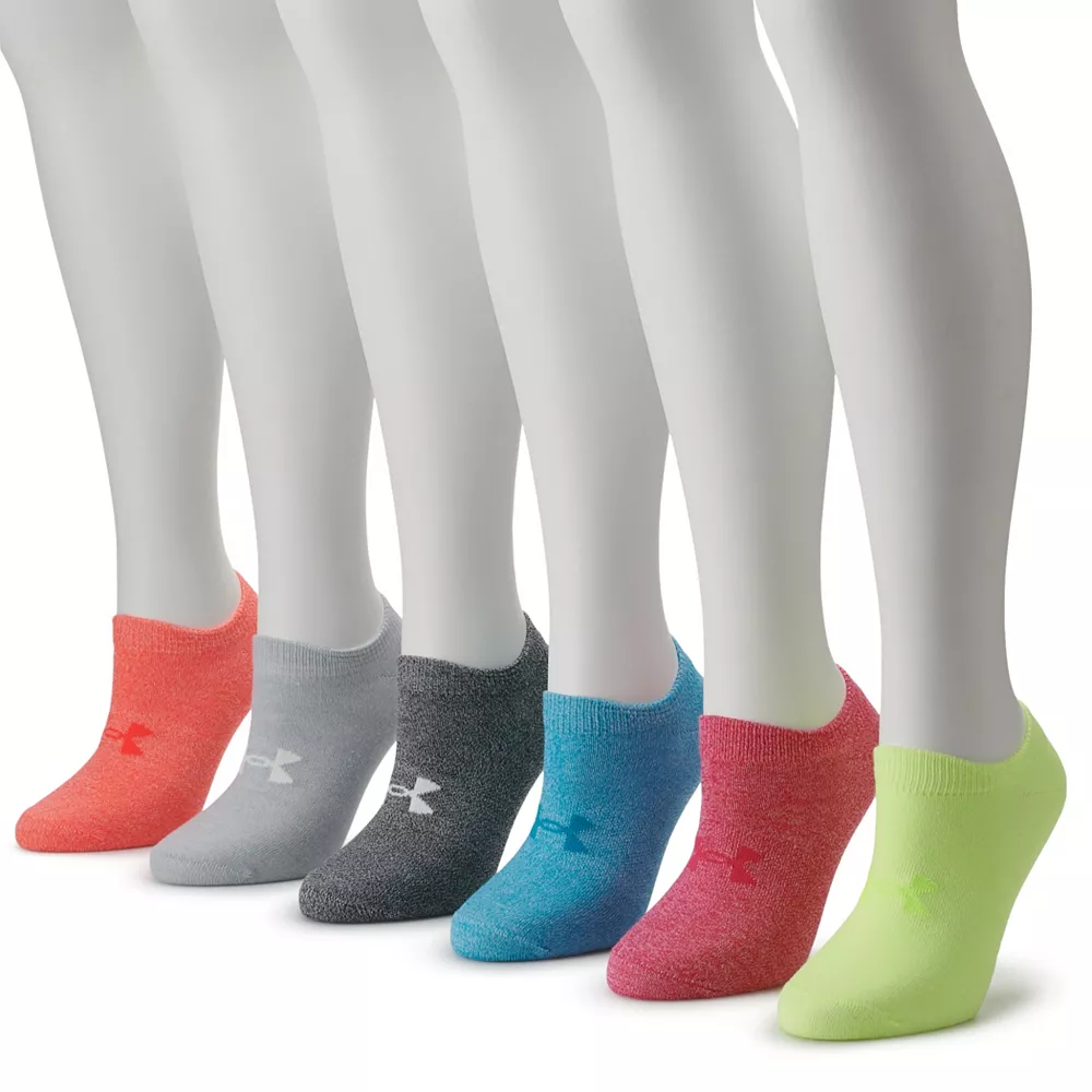 Women's Under Armour 6-Pack Essential No-Show Socks Women's Under Armour 6-Pack Essential No-Show Socks -Under Armor shop