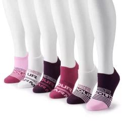 Women's Under Armour 6-Pack Essential No-Show Socks 7 Women's Under Armour 6-Pack Essential No-Show Socks -Under Armor shop 3631558 Pink Quartz