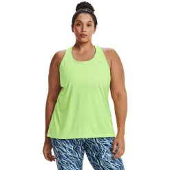 Plus Size Under Armour Tech Twist Tank Top -Under Armor shop 3974799 Summer Lime