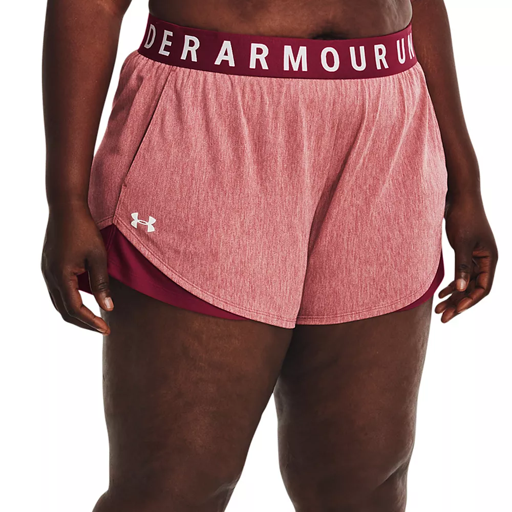 Plus Size Under Armour Play Up 3.0 Shorts Plus Size Under Armour Play Up 3.0 Shorts -Under Armor shop 3974814 Black Rose