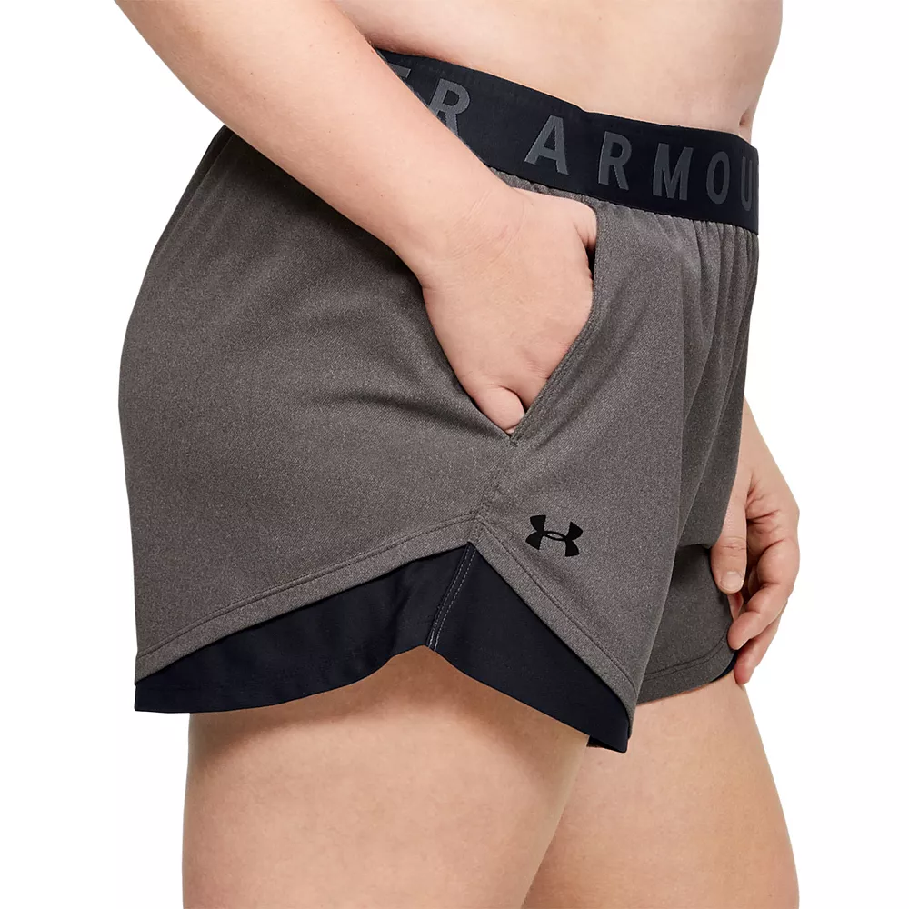Plus Size Under Armour Play Up 3.0 Shorts Plus Size Under Armour Play Up 3.0 Shorts -Under Armor shop 3974814 Carbon Heather