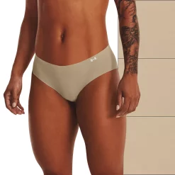 Under Armour Pure Stretch 3-Pack Hipster Panty -Under Armor shop 3979380 Beige