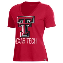 Women's Under Armour Red Texas Tech Red Raiders Logo Performance V-Neck T-Shirt 2 Women's Under Armour Red Texas Tech Red Raiders Logo Performance V-Neck T-Shirt -Under Armor shop 4026125 ALT2