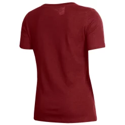 Women's Under Armour Garnet South Carolina Gamecocks Logo Performance V-Neck T-Shirt -Under Armor shop 4055240 ALT3