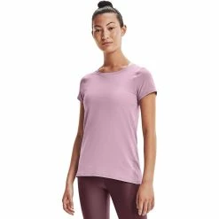 Women's Under Armour HeatGear® Crewneck Tee 9 Women's Under Armour HeatGear® Crewneck Tee -Under Armor shop 4246032 Mauve Pink Ash Plum
