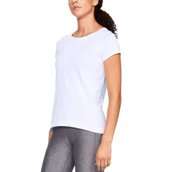 Women's Under Armour HeatGear® Crewneck Tee 5 Women's Under Armour HeatGear® Crewneck Tee -Under Armor shop 4246032 White