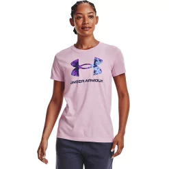 Women's Under Armour Graphic Tee -Under Armor shop 4246163 Pink Fog