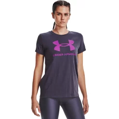 Women's Under Armour Graphic Tee -Under Armor shop 4246163 Tempered Steel