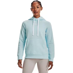 Women's Under Armour Rival Fleece Hoodie -Under Armor shop 4246168 Fuse Teal