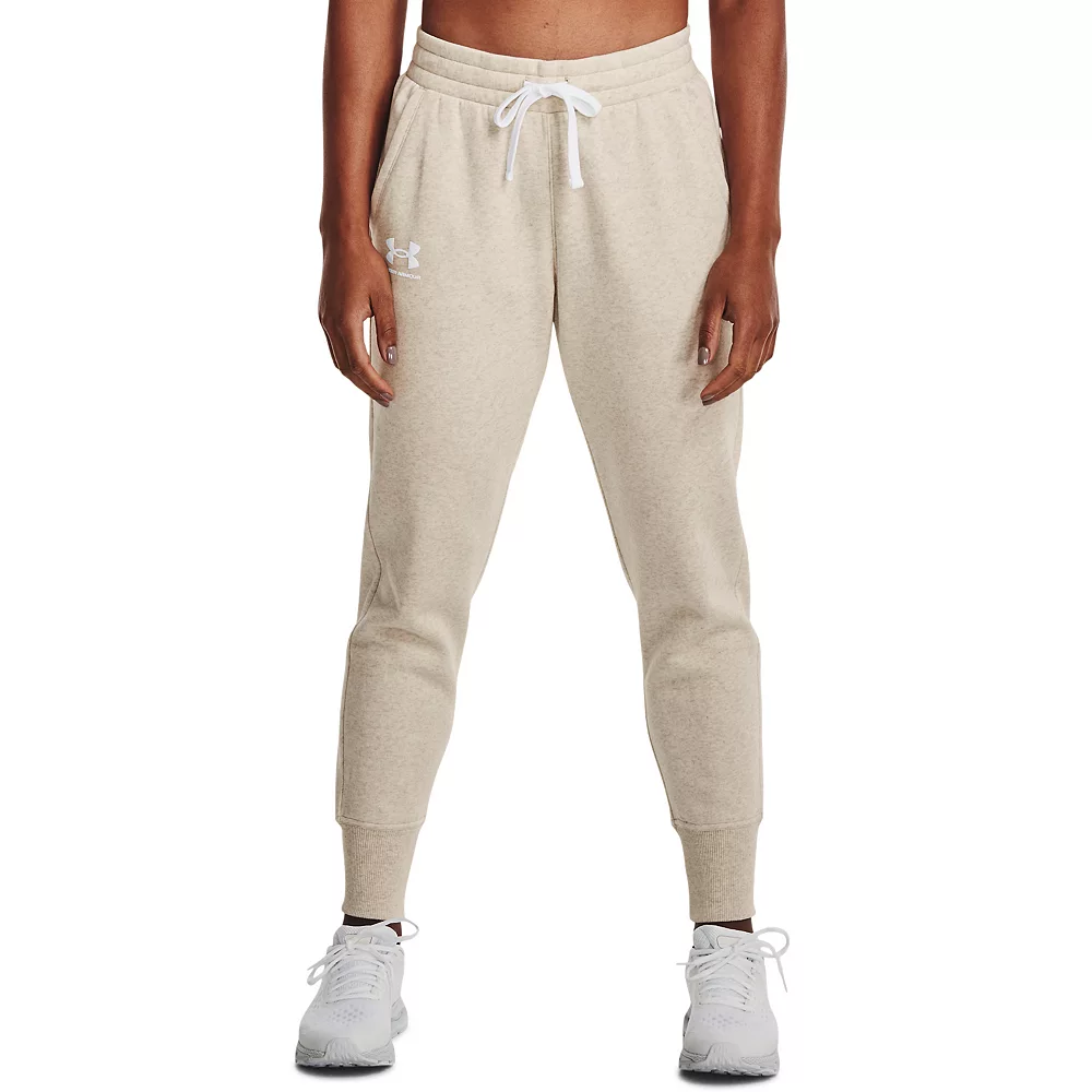 Women's Under Armour Rival Fleece Jogger Pants - Image 3