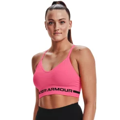 Under Armour Seamless Low-Impact Sports Bra -Under Armor shop 4246206 Cerise