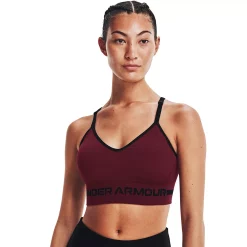 Under Armour Seamless Low-Impact Sports Bra -Under Armor shop 4246206 League Red