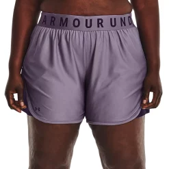 Plus Size Under Armour Play Up Shorts 3.0 -Under Armor shop 4261941 Club Purple Switch