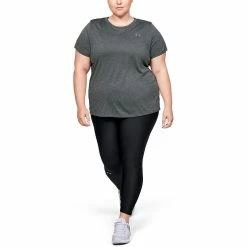 Plus Size Under Armour Tech Tee -Under Armor shop 4276550 ALT3