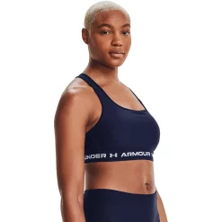 Under Armour Crossback 2.0 Medium-Impact Sports Bra -Under Armor shop 4422552 Midnight Navy