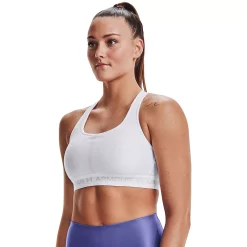 Under Armour Crossback 2.0 Medium-Impact Sports Bra -Under Armor shop 4422552 White