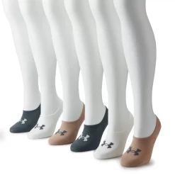 Women's Under Armour 6-Pack Breathe Lite Ultra Low Socks -Under Armor shop 4521996 Blush Beige