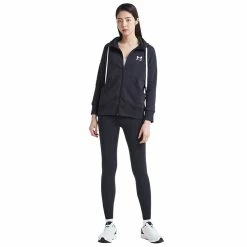 Women's Under Armour Rival Fleece Full-Zip Hoodie -Under Armor shop 4530111 ALT2