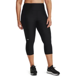 Plus Size Under Armour HeatGear® High-Waisted Capri Leggings 2 Plus Size Under Armour HeatGear® High-Waisted Capri Leggings -Under Armor shop 4549576 Black