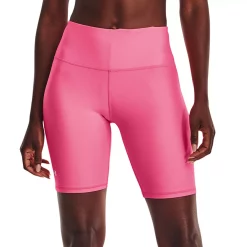 Women's Under Armour HeatGear® 8-in. Bike Shorts -Under Armor shop 4550739 Pink Punk