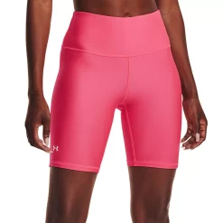 Women's Under Armour HeatGear® 8-in. Bike Shorts -Under Armor shop 4550739 Pink Shock