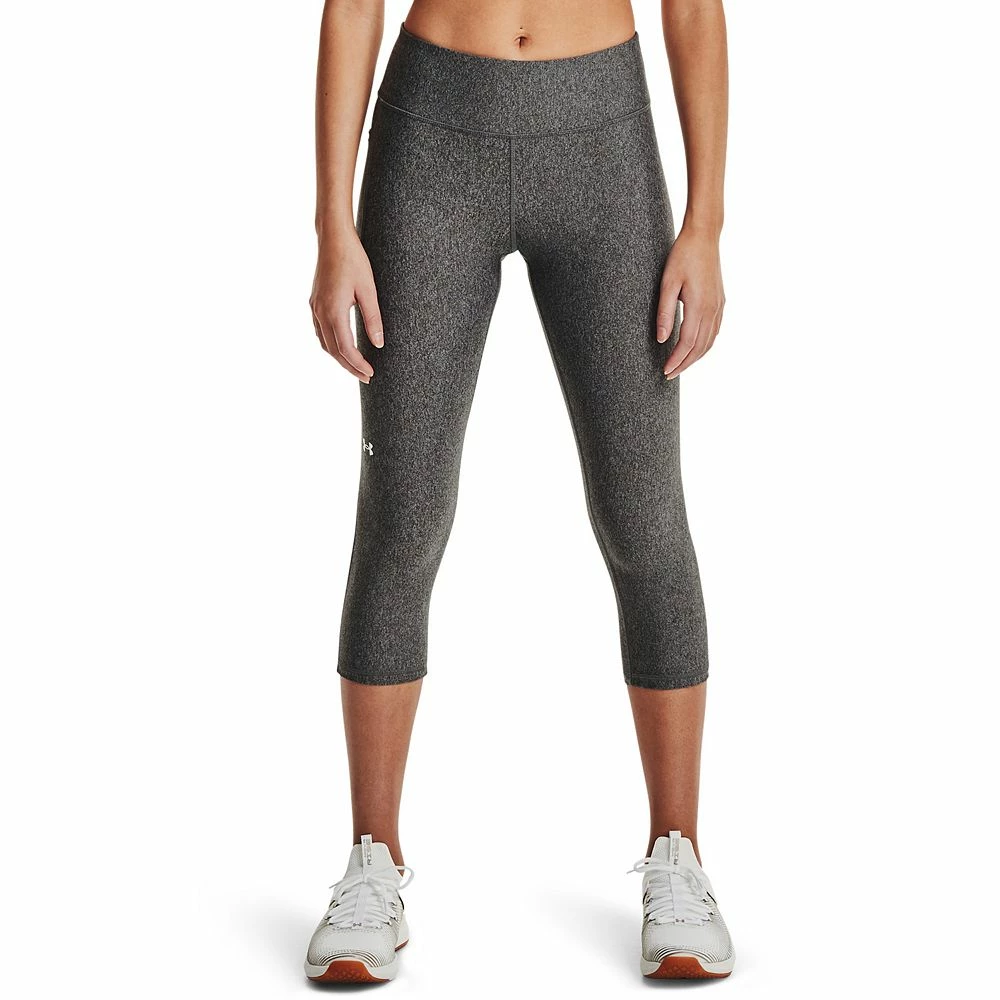 Women's Under Armour HeatGear® No-Slip Waistband Capri Leggings Women's Under Armour HeatGear® No-Slip Waistband Capri Leggings -Under Armor shop 4551329 Charcoal Light Heather
