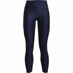 Women's Under Armour HeatGear® No-Slip High-Waisted Ankle Leggings -Under Armor shop 4551355 Midnight Navy