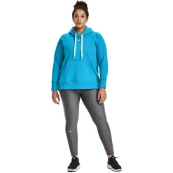 Plus Size Under Armour Rival Fleece Hoodie -Under Armor shop 4567477 ALT2