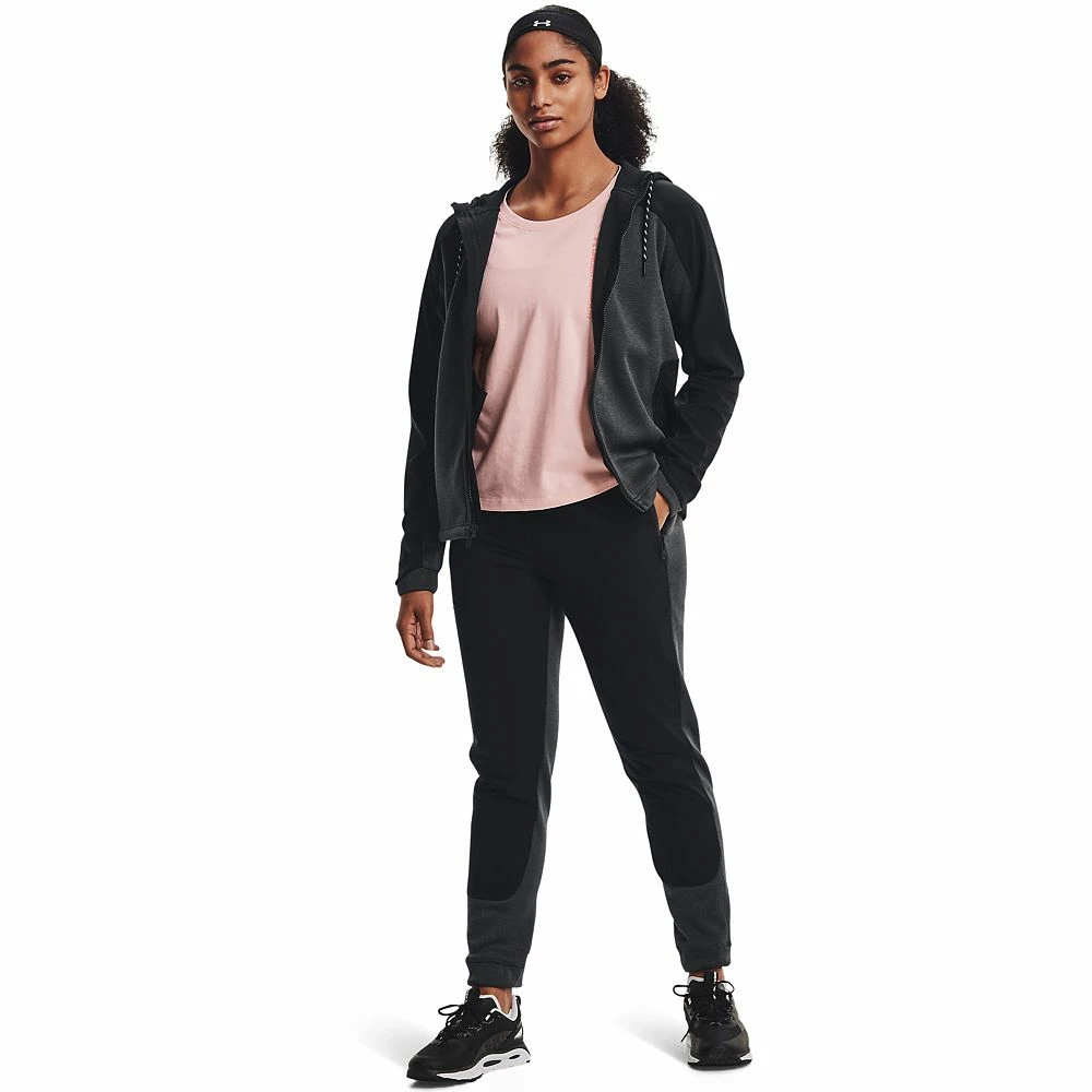 Women's Under Armour Essential Hooded Water-Resistant Sweater Jacket Women's Under Armour Essential Hooded Water-Resistant Sweater Jacket -Under Armor shop 4892350 ALT6