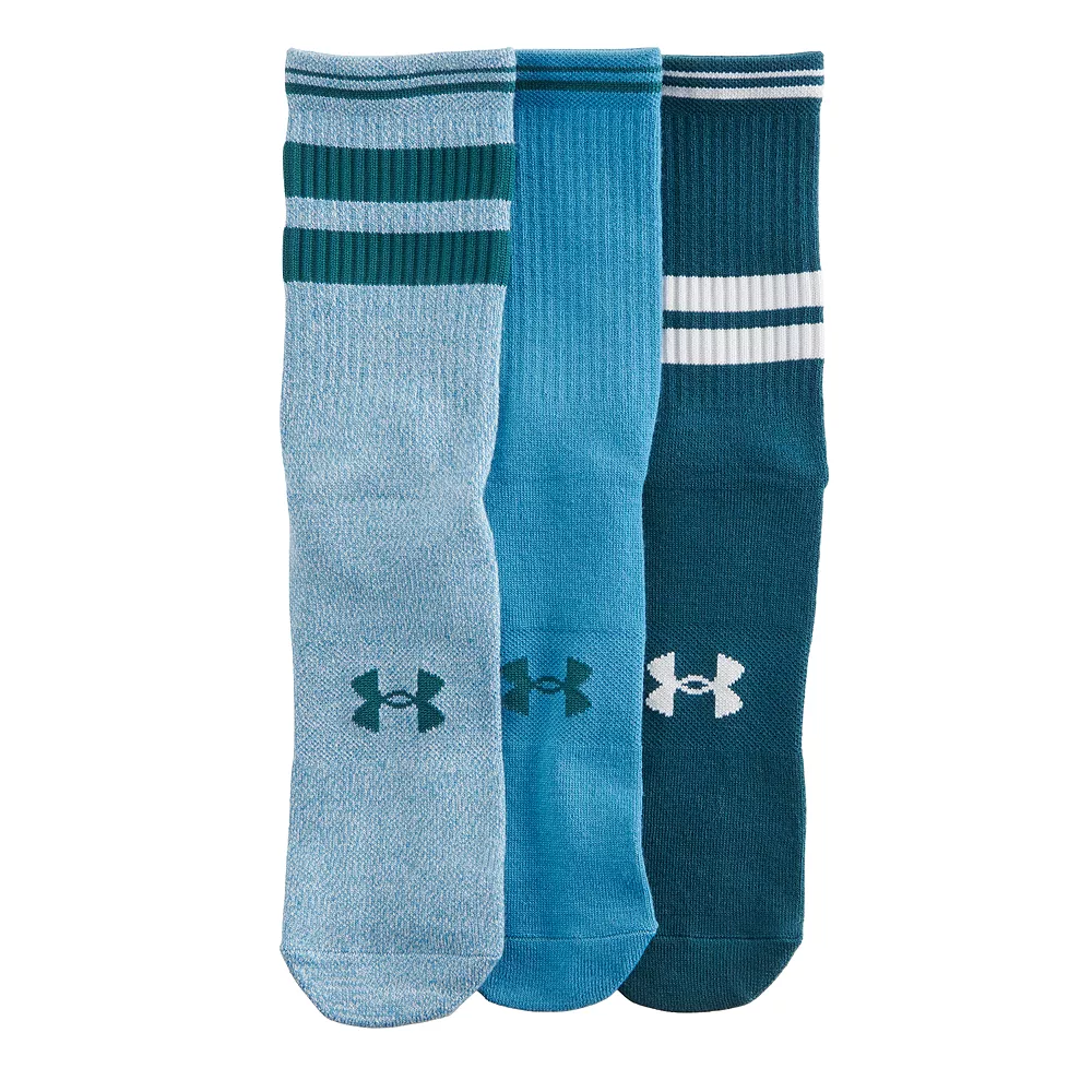 Women's Under Armour 3-Pack Essential Crew Socks Women's Under Armour 3-Pack Essential Crew Socks -Under Armor shop 5003780 ALT
