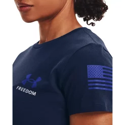 Women's Under Armour Freedom Veterans Day Banner Crewneck Tee -Under Armor shop 5011932 ALT3
