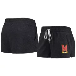 Women's Under Armour Black Maryland Terrapins Performance Cotton Shorts