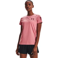 Women's Under Armour Freedom Veterans Day Flag Tee -Under Armor shop 5094326 ALT