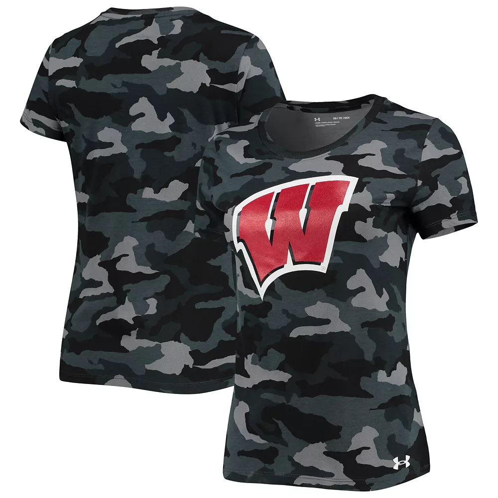 Women's Under Armour Camo Wisconsin Badgers T-Shirt Women's Under Armour Camo Wisconsin Badgers T-Shirt -Under Armor shop 5099576
