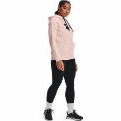 Women's Under Armour Rival Fleece Logo Hoodie -Under Armor shop 5108467 ALT2
