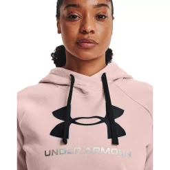Women's Under Armour Rival Fleece Logo Hoodie -Under Armor shop 5108467 ALT3
