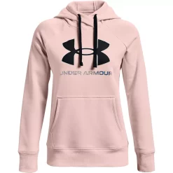 Women's Under Armour Rival Fleece Logo Hoodie -Under Armor shop 5108467 ALT4