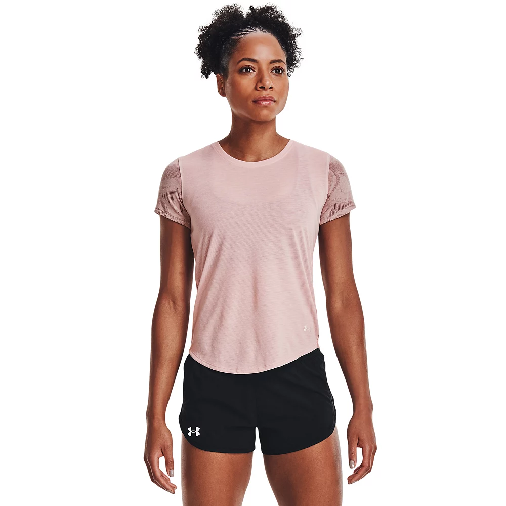 Women's Under Armour Streaker Jacquard Tee Women's Under Armour Streaker Jacquard Tee -Under Armor shop 5175138 Retro Pink