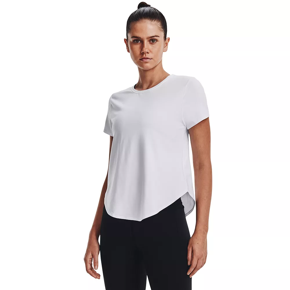 Women's Under Armour Soft Knit Short Sleeve Top Women's Under Armour Soft Knit Short Sleeve Top -Under Armor shop 5178034 White