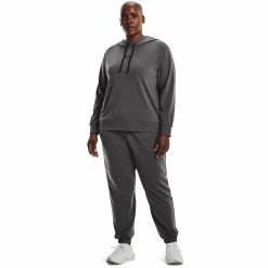 Plus Size Under Armour Rival French-Terry Fleece Hoodie 8 Plus Size Under Armour Rival French-Terry Fleece Hoodie -Under Armor shop 5191313 ALT2