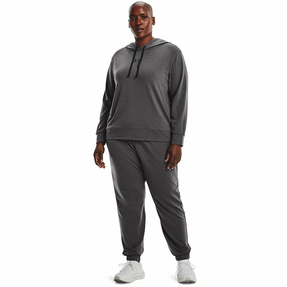 Plus Size Under Armour Rival French-Terry Fleece Hoodie Plus Size Under Armour Rival French-Terry Fleece Hoodie -Under Armor shop 5191313 ALT2