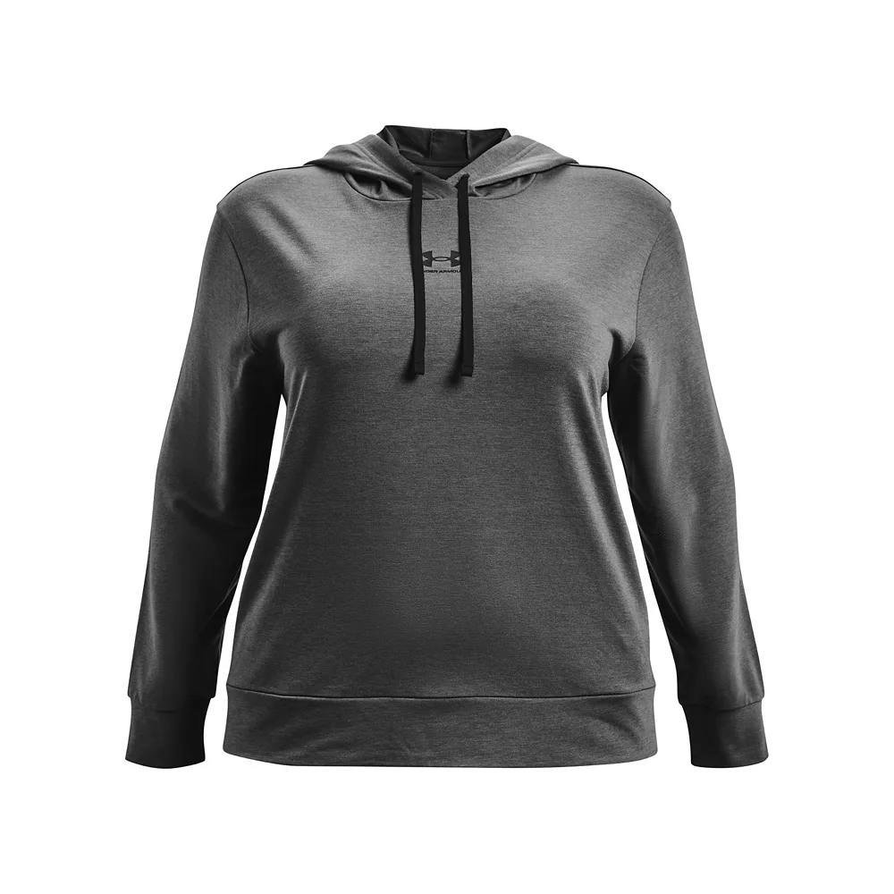 Plus Size Under Armour Rival French-Terry Fleece Hoodie Plus Size Under Armour Rival French-Terry Fleece Hoodie -Under Armor shop 5191313 ALT4