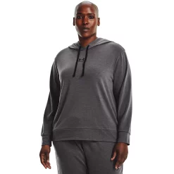 Plus Size Under Armour Rival French-Terry Fleece Hoodie