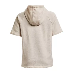 Women's Under Armour Rival Fleece Short Sleeve Hoodie -Under Armor shop 5195217 ALT5